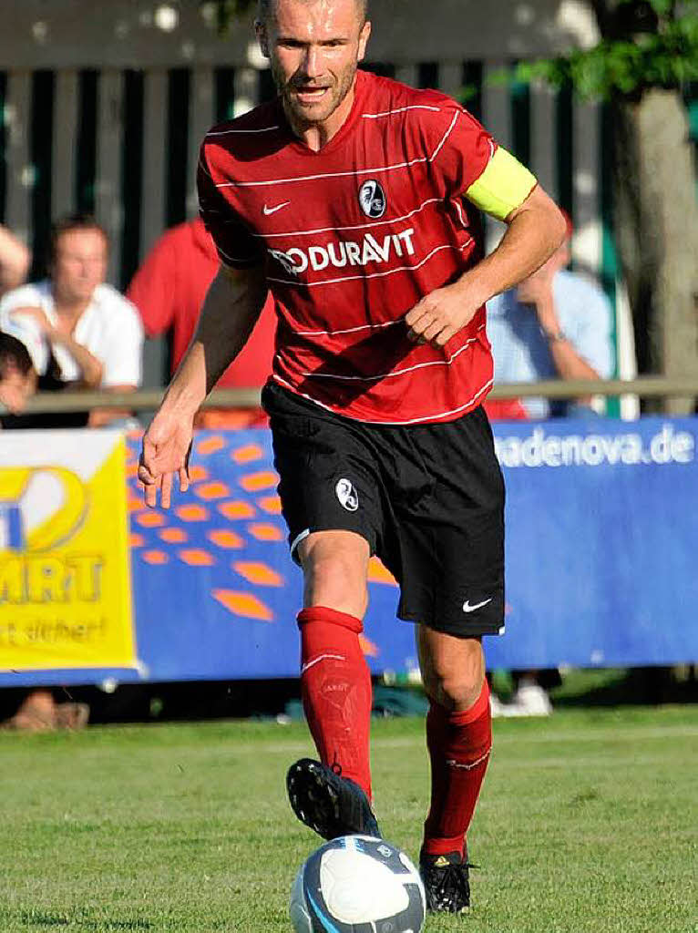 Spielszenen: SC Freiburg gegen den FC Mulhouse