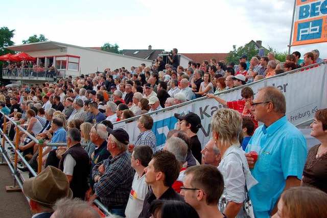 Die Spiele des Kaiserstuhl-Cups waren gut besucht.  | Foto: Alfred Peter