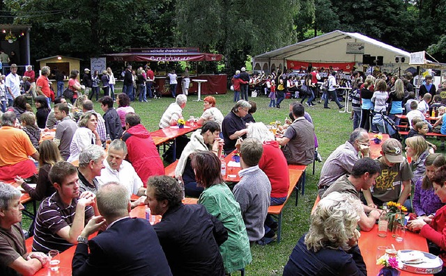 Von der Sonne verwhnt war am Wochenen...st, das zahlreiche Besucher anlockte.   | Foto: Manfred Lange