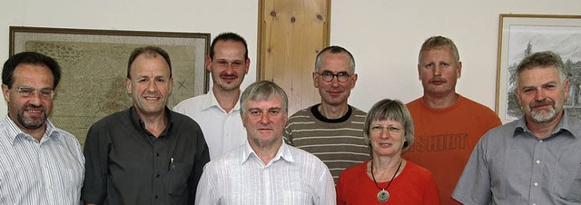 Die Mitglieder des Schallbacher Gemein...lin, Christian Iselin, Walter Hndle.   | Foto: Ounas-Krusel