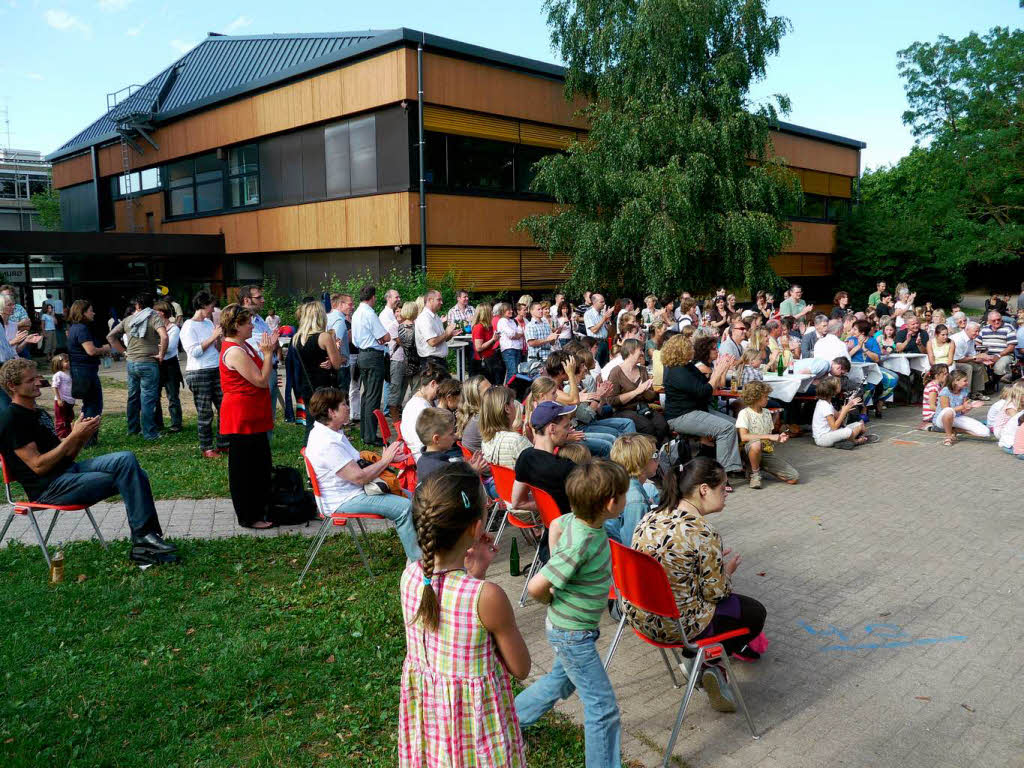 Viele Eltern waren gekommen, um den musikalischen Darbietungen ihrer Sprsslinge zu lauschen