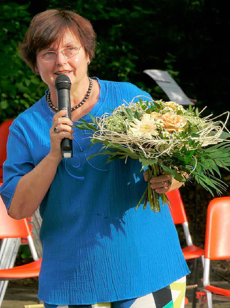 Schulleiterin Annemarie Quint verabschiedete sich nach nur einem Jahr  aus gesundheitlichen Grnden in den vorzeitigen Ruhestand