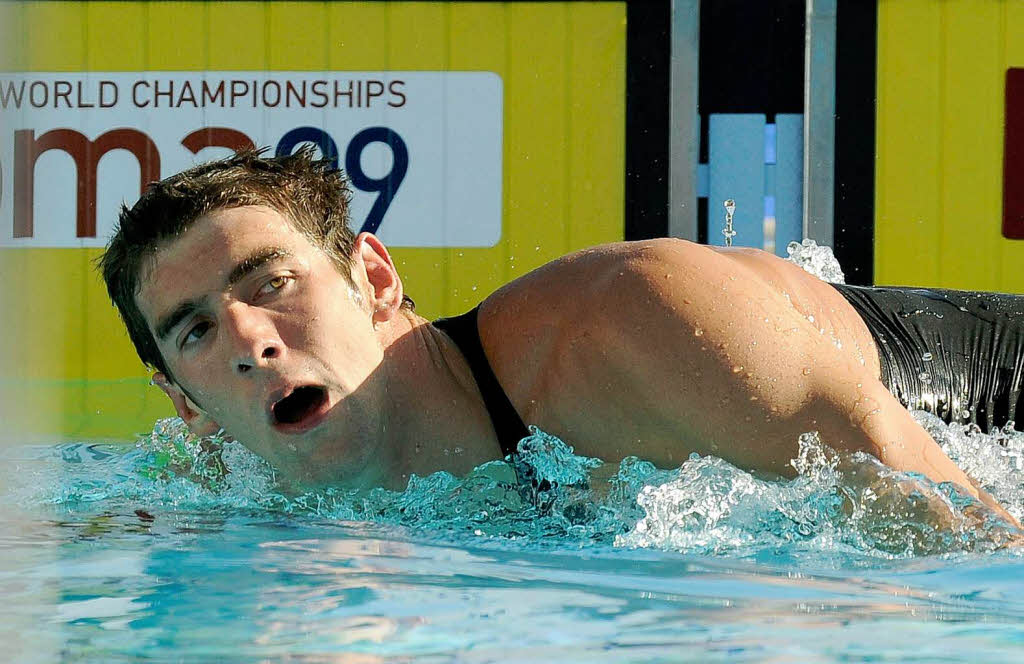 ...ihn geschlagen zu haben: Olympiasieger Michael Phelps aus den USA.