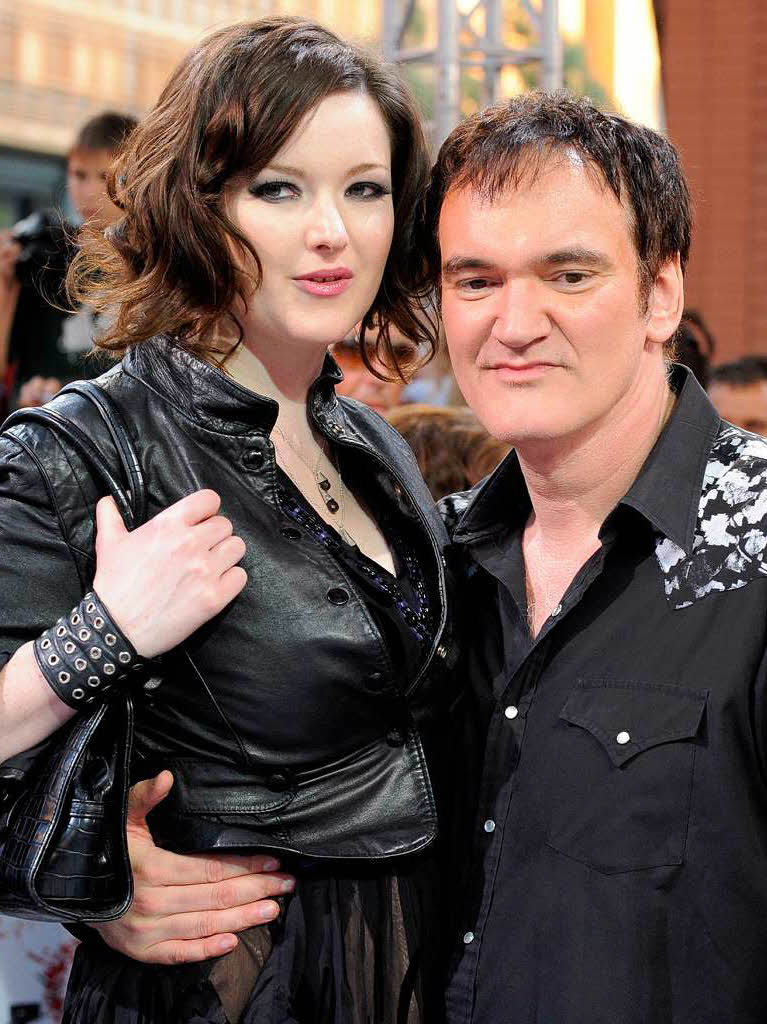 Regisseur Quentin Tarantino und die Berliner Burlesquetnzerin Tallulah Freeway
