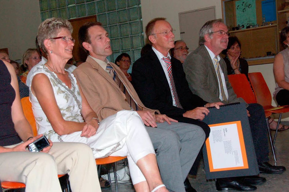 In der ersten Reihe: Nicola Halter, Jürgen Multner, Gunter Halter und Helmut Rüdlin (Foto: Robert Bergmann) In der ersten Reihe: Nicola Halter, Jürgen Multner, Gunter Halter und Helmut Rüdlin (Foto: Robert Bergmann)
