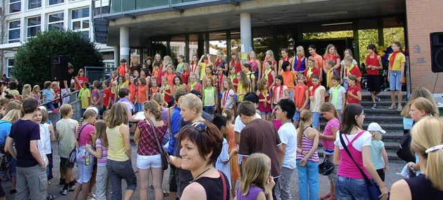 Sorgte mit Beach Boys-Stcken fr Urla...: der Crazy Chorus des Kant-Gymnasiums  | Foto: Steineck