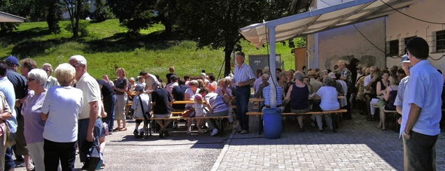 Sehr gut besucht war das Gggelifest in Eimeldingen.   | Foto: privat