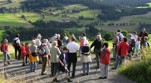 Diesen Blick ins Tal genossen die Wanderer.   | Foto: Ulrike Spiegelhalter