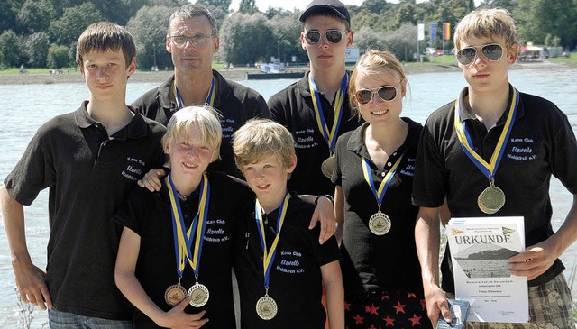 Die  Baden-Wrttembergischen  Meister ... Jana Schweikert,  Fabian Schweikert.   | Foto: Elke Viesel