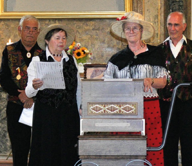 &#8222;D&#39;Marcher Orgellt&#39;&#82...enefizkonzert zur Kirchenrenovierung.   | Foto: barbara  schmidt