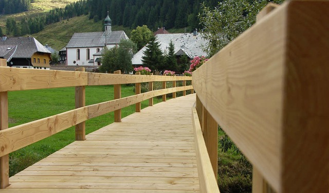 Die neue Brcke in Menzenschwand ist seit wenigen Tagen fertig.   | Foto: Kathrin Blum