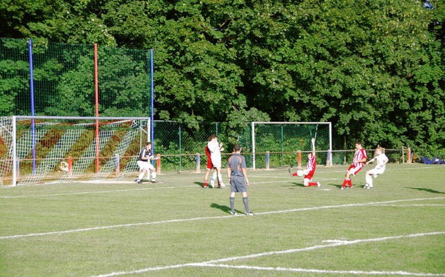 Der Rasenplatz  des FC Huttingen ist a...Jahr noch soll er nun saniert werden.   | Foto: Sedlak