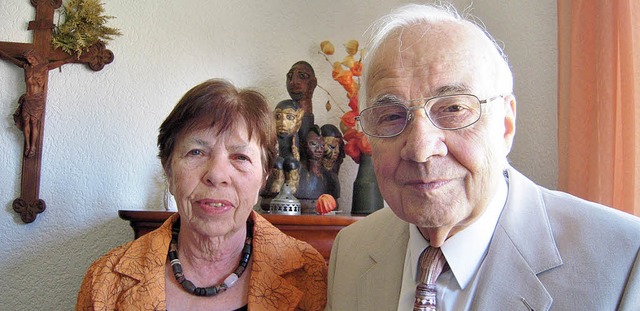 Ruthard und Christa Seebacher feiern goldene Hochzeit.   | Foto: Karin Heinze