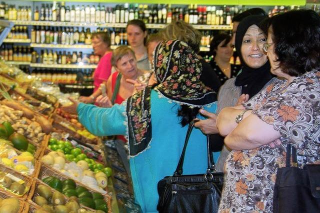 Im Supermarkt ber Deutschland lernen