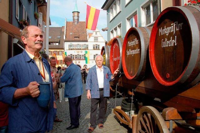 Erffnung des Markgrfler Weinfestes in Staufen