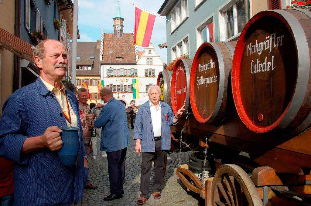 Staufen steht vier Tage lang im Zeichen des 55. regionalen Markgrfler Weinfestes.