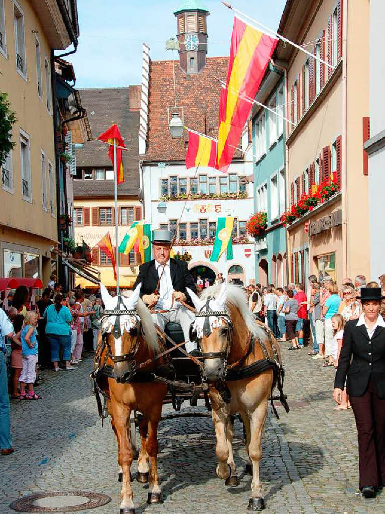 Staufen steht vier Tage lang im Zeichen des 55. regionalen Markgrfler Weinfestes.