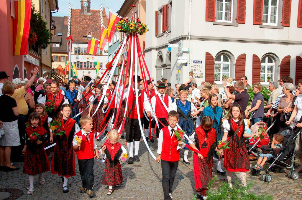 Staufen steht vier Tage lang im Zeichen des 55. regionalen Markgrfler Weinfestes.