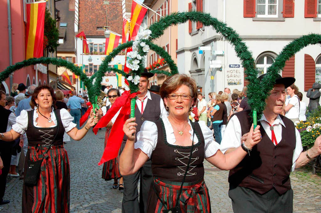 Staufen steht vier Tage lang im Zeichen des 55. regionalen Markgrfler Weinfestes.