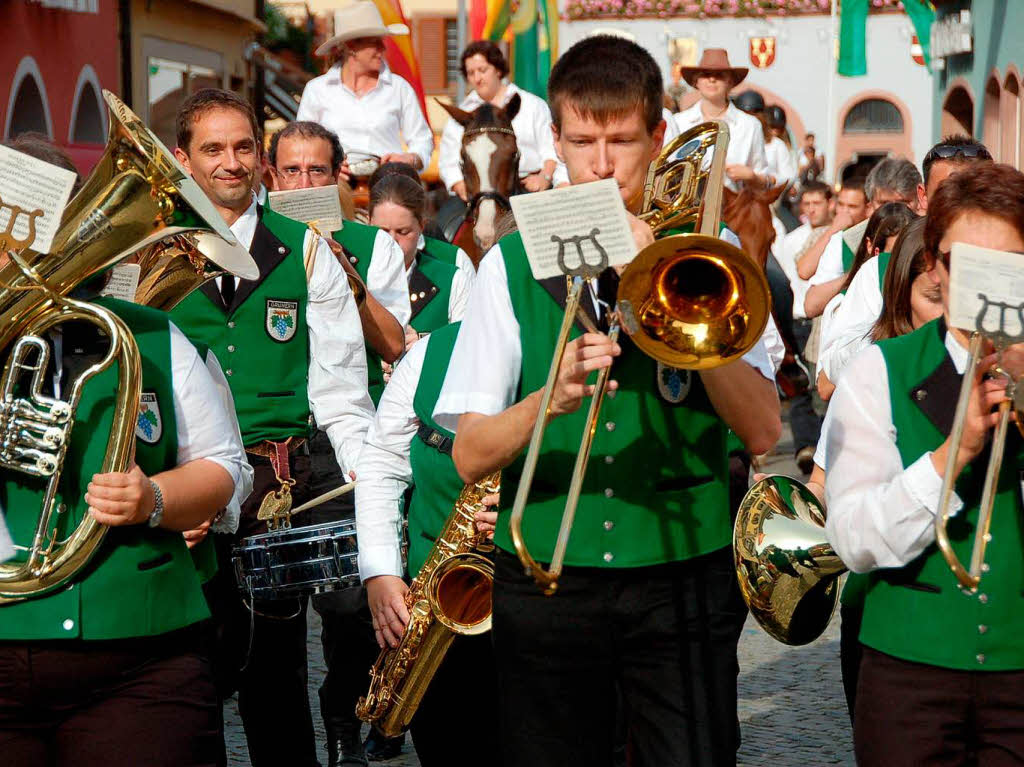 Staufen steht vier Tage lang im Zeichen des 55. regionalen Markgrfler Weinfestes.