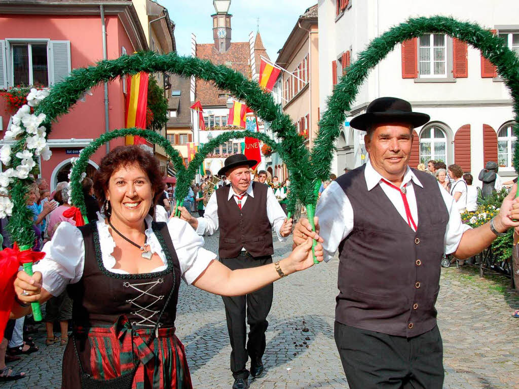 Staufen steht vier Tage lang im Zeichen des 55. regionalen Markgrfler Weinfestes.