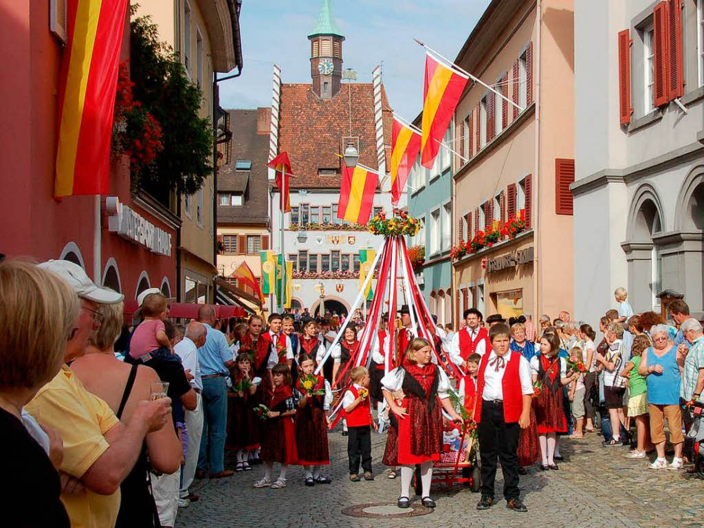 Staufen steht vier Tage lang im Zeichen des 55. regionalen Markgrfler Weinfestes.