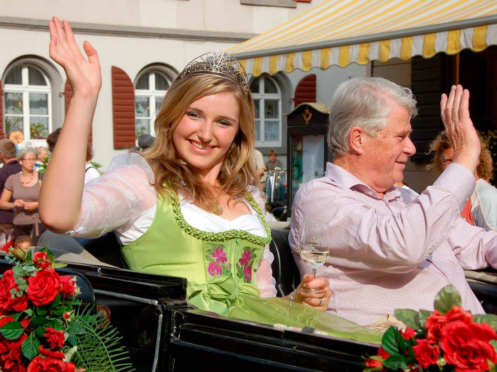 Staufen steht vier Tage lang im Zeichen des 55. regionalen Markgrfler Weinfestes.