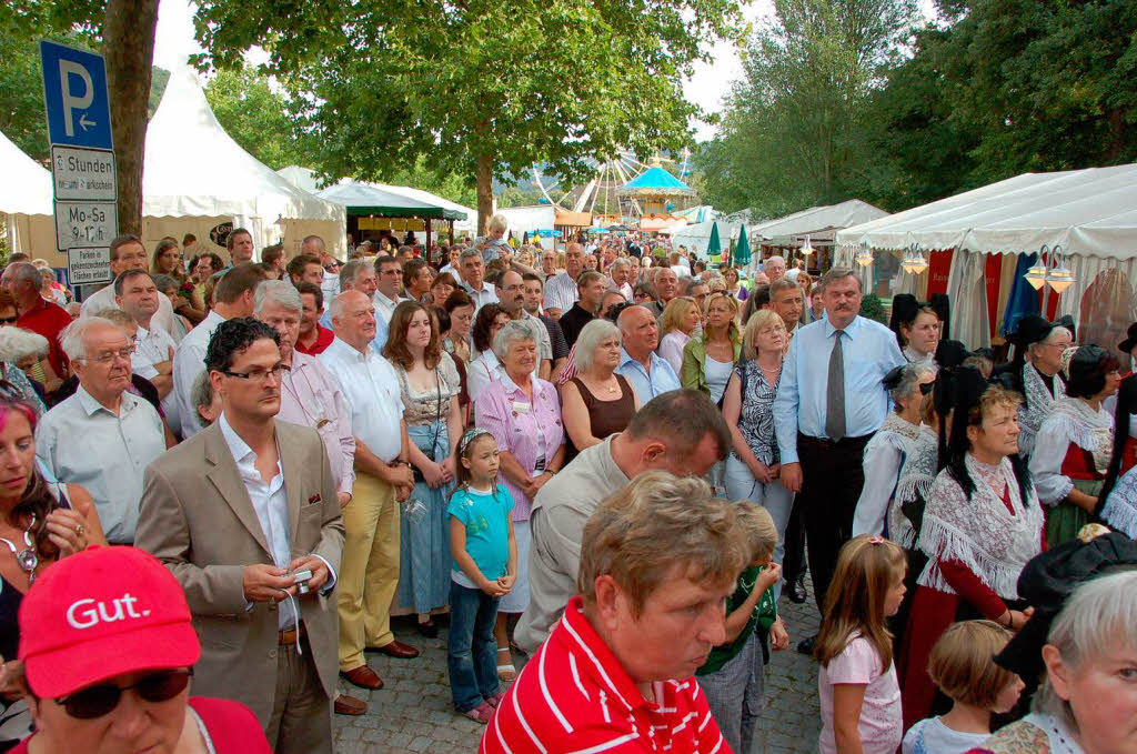 Staufen steht vier Tage lang im Zeichen des 55. regionalen Markgrfler Weinfestes.