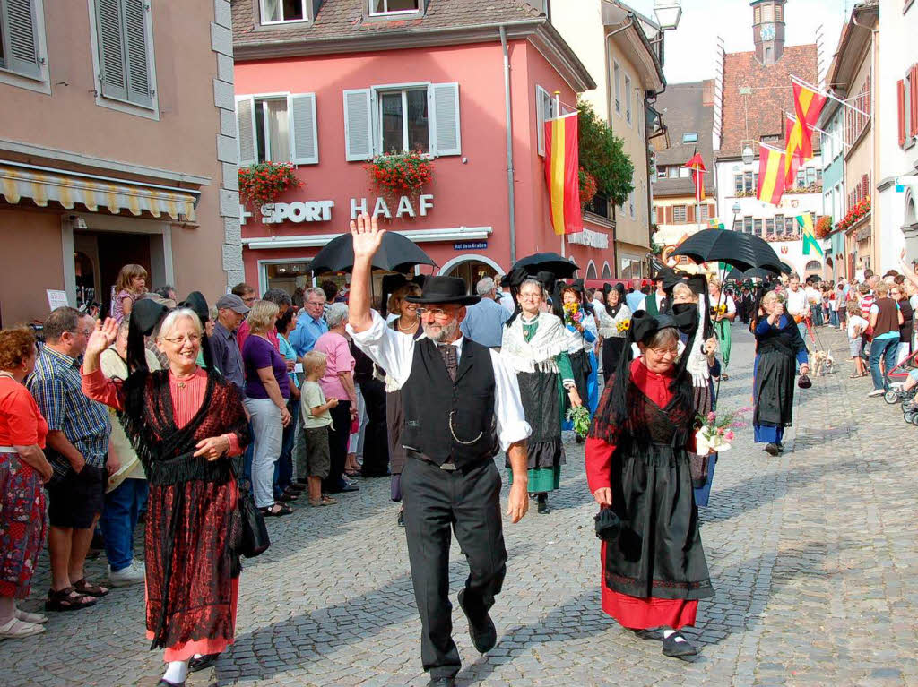 Staufen steht vier Tage lang im Zeichen des 55. regionalen Markgrfler Weinfestes.