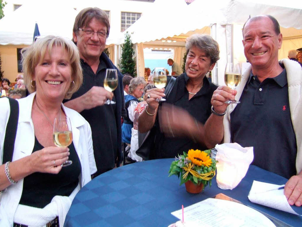 Das Markgrfler Weinfest in Staufen bringt festfreudige Menschen und guten Wein zusammen.