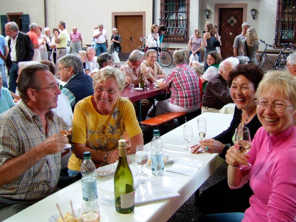 Das Markgrfler Weinfest in Staufen bringt festfreudige Menschen und guten Wein zusammen.