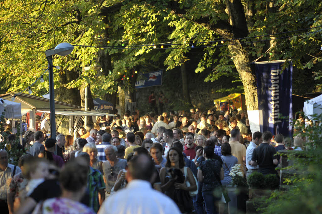 Besuchermagnet: Das Schlossbergfest in Freiburg.