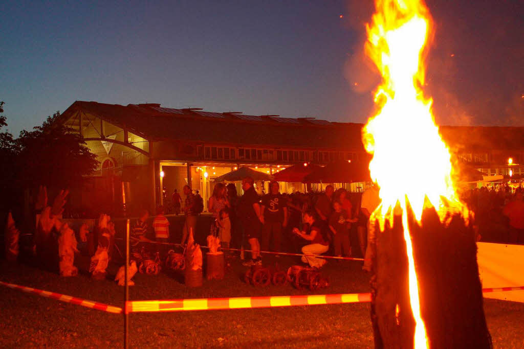 Vorfhrungen, Rummel, Musik, Volksbelustigung: der Seehock in Freiburg.