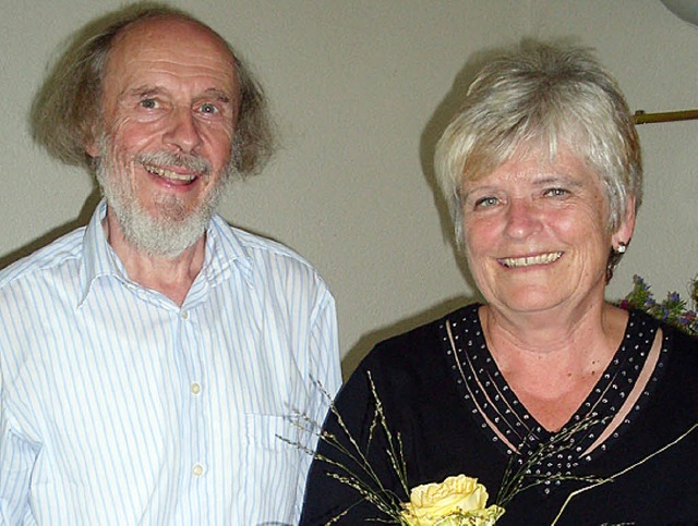Rolf Thomas und Christine Gottlieb  | Foto: Schule