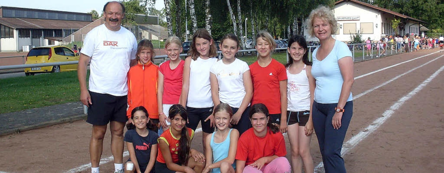 Das erfolgreiche Sportteam der Friederike-Brion-Schule   | Foto: BZ