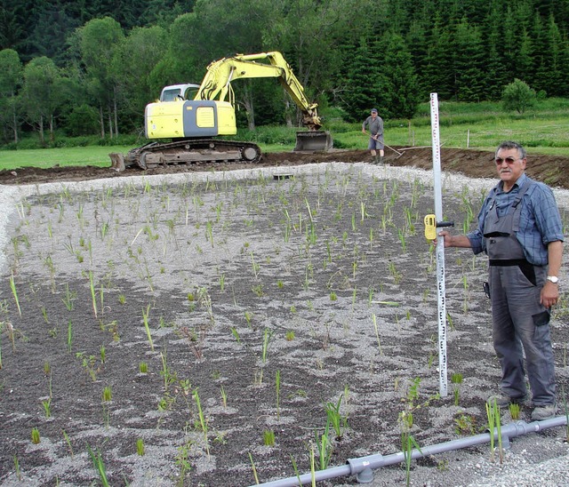 Die dezentralen Kleinklranlagen msse...ie sie derzeit im Jostal gebaut wird.   | Foto: christa maier