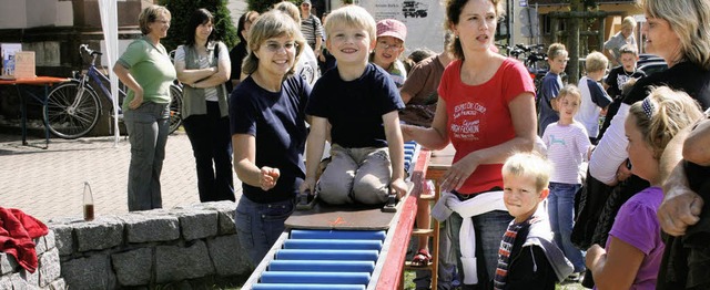 Viel Spa haben die Kinder am Ferienpr...fest in Ebringen im vergangenen Jahr.   | Foto: Tanja Bury