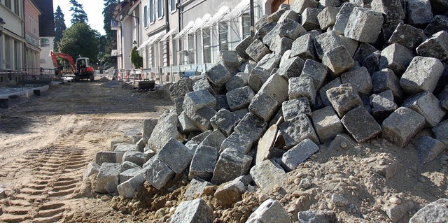 Die aufgehuften Steine waren schon  e...nicht der Ausschreibung entsprachen.    | Foto: Werner Heckle/Gabriele Babeck-Reinsch