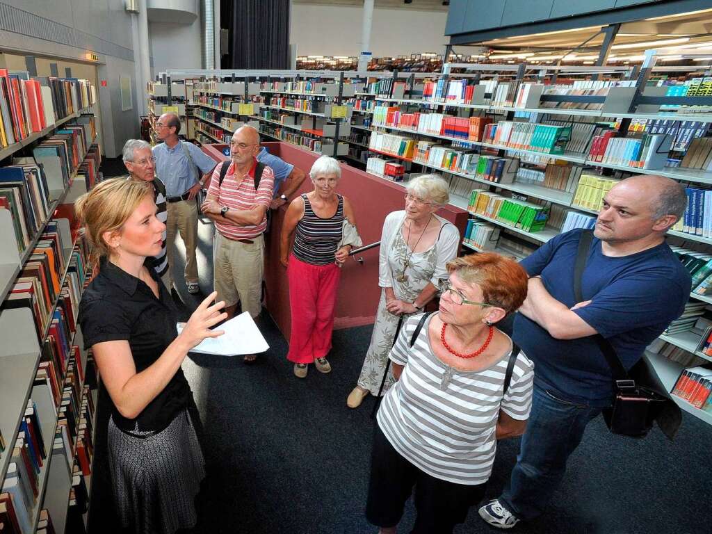 Die BZ-Ferienaktion zu Besuch in der Unibibliothek Freiburg.