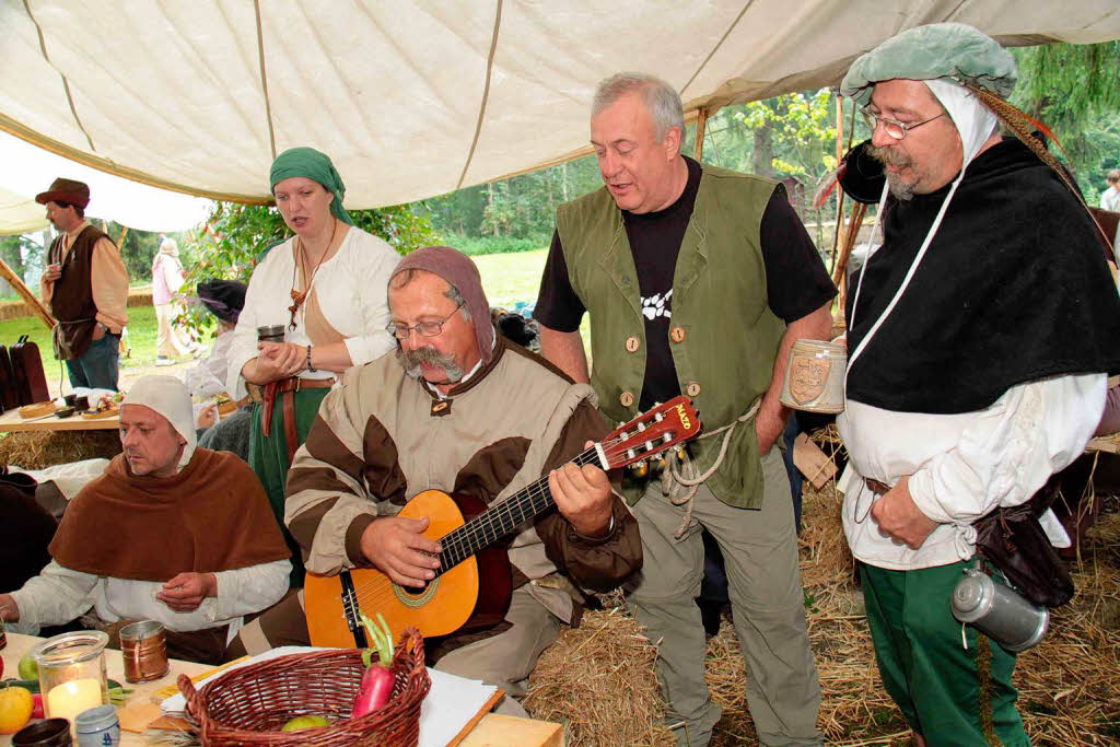 Bei der Erlebnistour Mittelalter begaben sich die Besucher in die Zeit des legendren Bauernhauptmanns Hans Mller