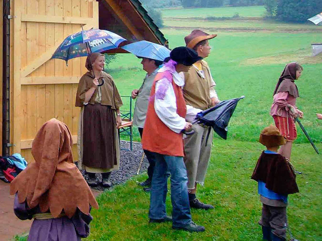 Bei der Erlebnistour Mittelalter begaben sich die Besucher in die Zeit des legendren Bauernhauptmanns Hans Mller