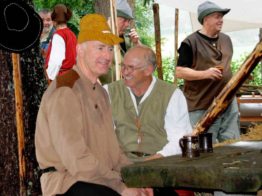 Bei der Erlebnistour Mittelalter begaben sich die Besucher in die Zeit des legendren Bauernhauptmanns Hans Mller