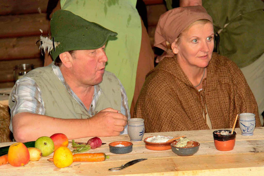 Bei der Erlebnistour Mittelalter begaben sich die Besucher in die Zeit des legendären Bauernhauptmanns Hans Müller Bei der Erlebnistour Mittelalter begaben sich die Besucher in die Zeit des legendären Bauernhauptmanns Hans Müller