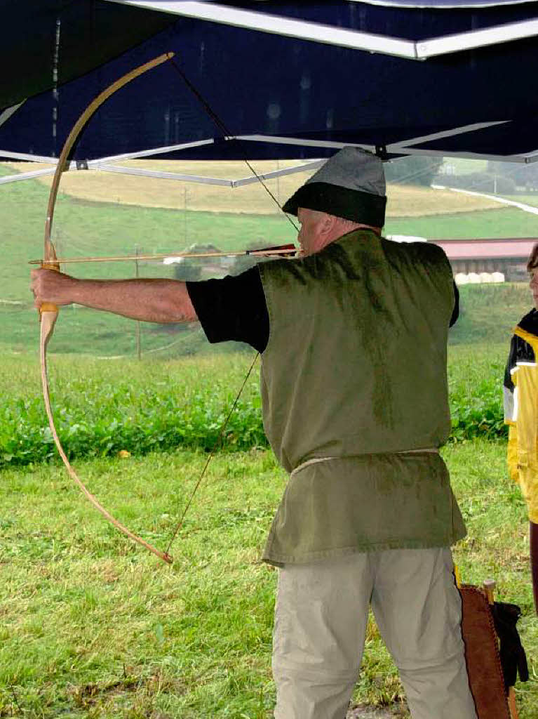 Bei der Erlebnistour Mittelalter begaben sich die Besucher in die Zeit des legendren Bauernhauptmanns Hans Mller