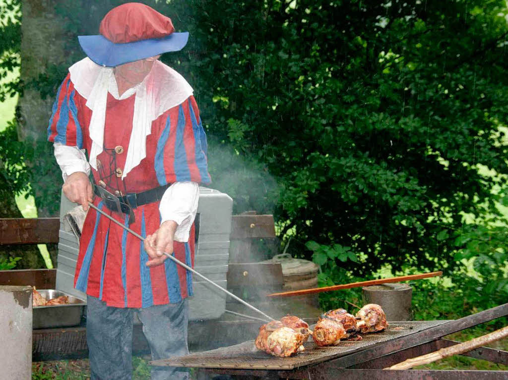 Bei der Erlebnistour Mittelalter begaben sich die Besucher in die Zeit des legendren Bauernhauptmanns Hans Mller