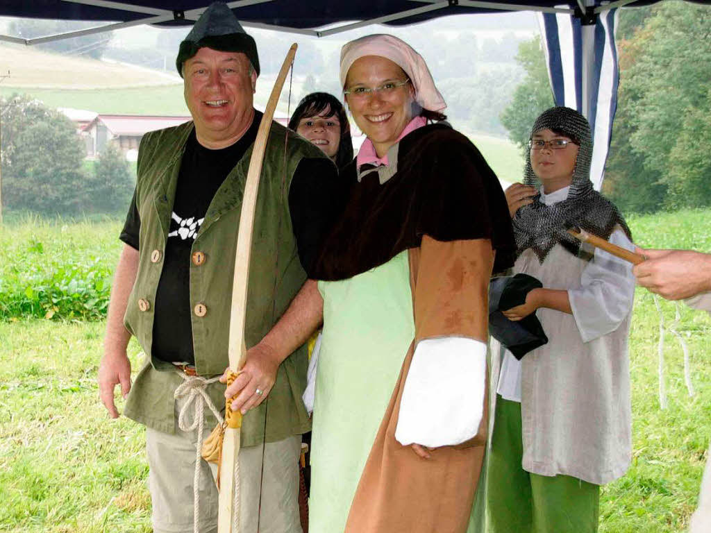 Bei der Erlebnistour Mittelalter begaben sich die Besucher in die Zeit des legendren Bauernhauptmanns Hans Mller