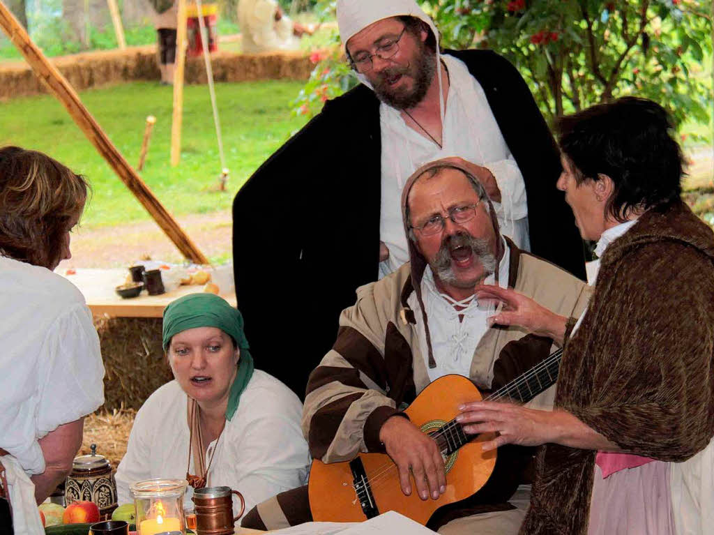 Bei der Erlebnistour Mittelalter begaben sich die Besucher in die Zeit des legendren Bauernhauptmanns Hans Mller