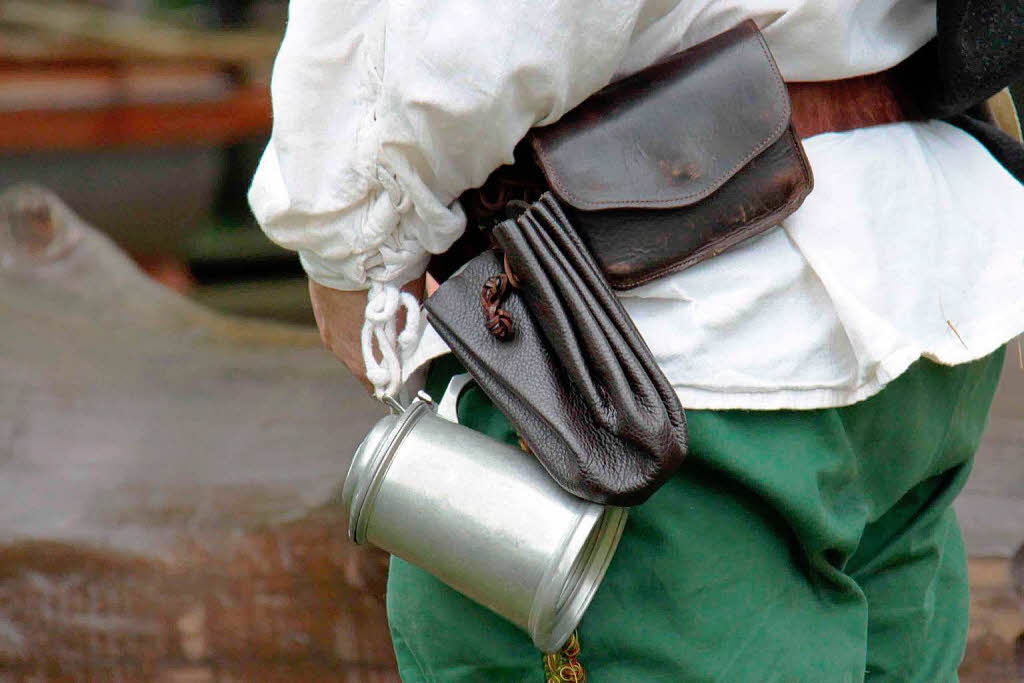 Bei der Erlebnistour Mittelalter begaben sich die Besucher in die Zeit des legendren Bauernhauptmanns Hans Mller