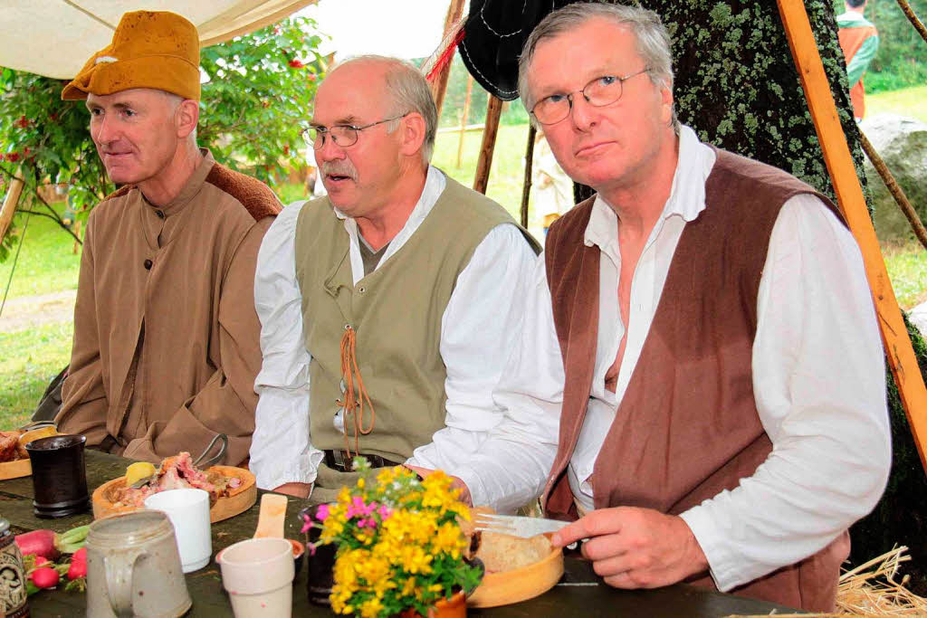 Bei der Erlebnistour Mittelalter begaben sich die Besucher in die Zeit des legendren Bauernhauptmanns Hans Mller