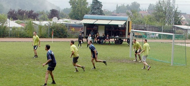 Auf rutschiges Terrain begaben sich di...terfests konnte immerhin stattfinden.   | Foto: Vera Winter